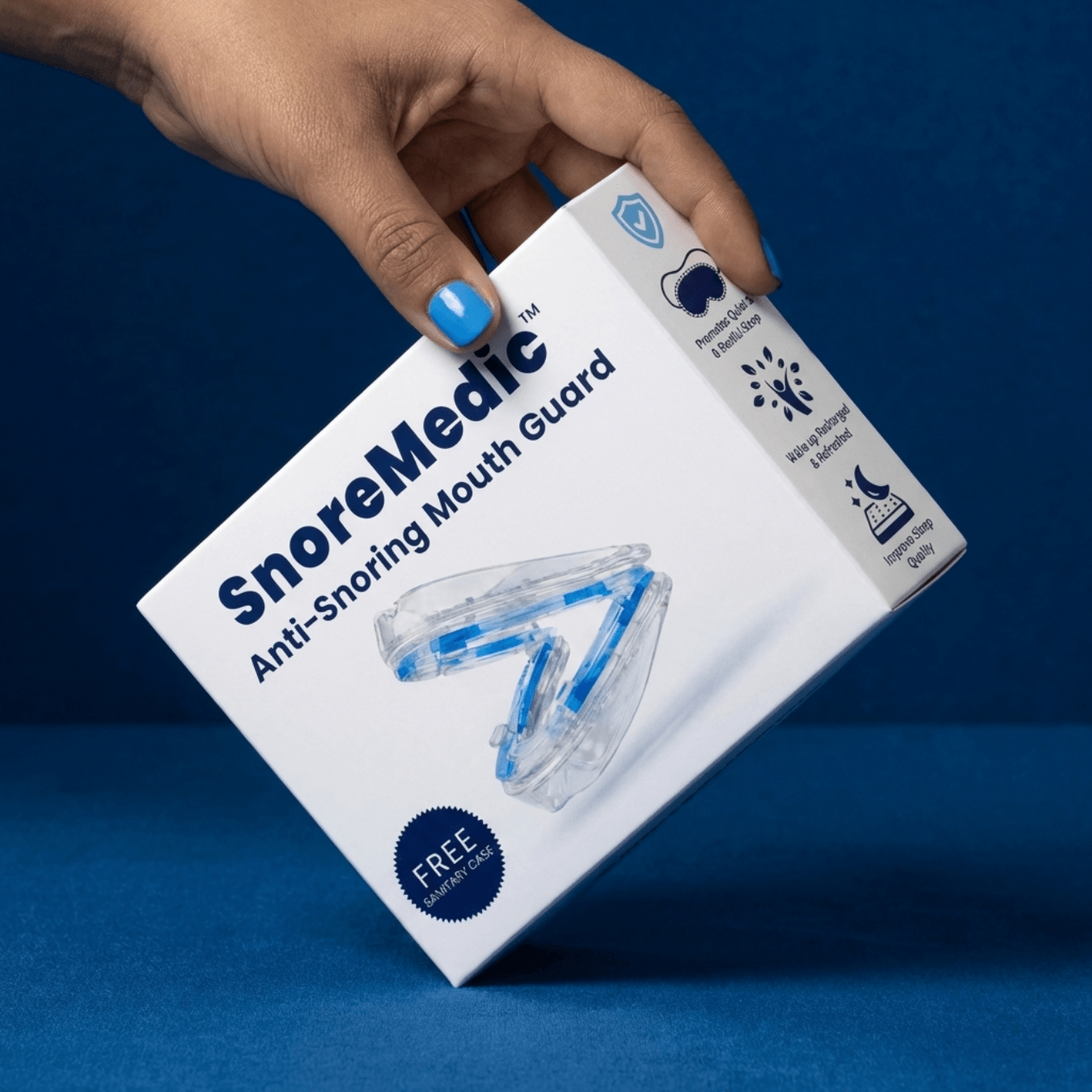 Less Snoring Anti-Snoring Mouth Guard | Stop Snoring with SnoreMedic™ Plus