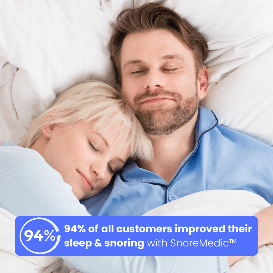 Less Snoring Anti-Snoring Mouth Guard | Stop Snoring with SnoreMedic™ Plus